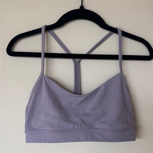 lululemon athletica flow y bra size 6 - light a/b support